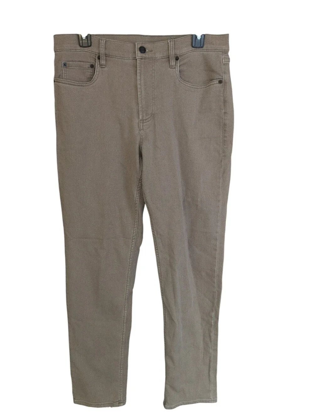 Faherty Stretch Terry 5-Pocket Athletic Fit Pant - Desert Khaki